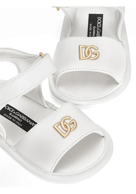 Sandali con placca logo DOLCE & GABBANA KIDS | DK0157 AB79380001